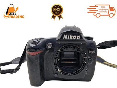 Nikon D70s DSLR Digitale Spiegelreflexkamera Body Gehäuse   Kamera Ungetestet