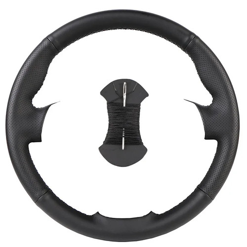 DIY Hand-sewn Car Steering Wheel Cover For Citroen Grand C4 Picasso Space Tourer - Picture 8 of 10