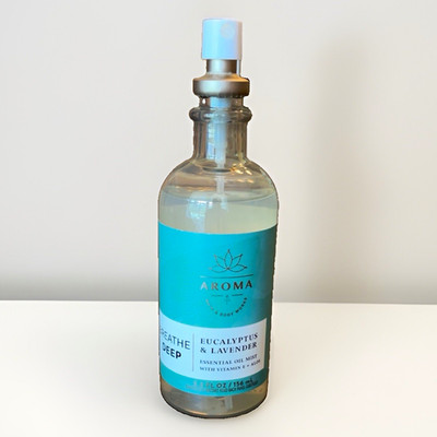 Aroma  BBW Breathe Deep Essential Oil Mist Eucalyptus Lavender DISCONTINUED