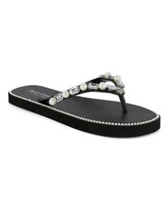 Juicy Couture Women's Sade 2 Embellished Flip Flop Sandals 11 NEW 198039022084