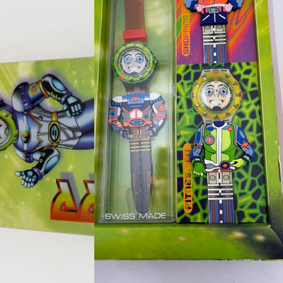 Vintage Swatch Watch Original~STREPP~Special~1996~Glow in the Dark~Mult. Outfits