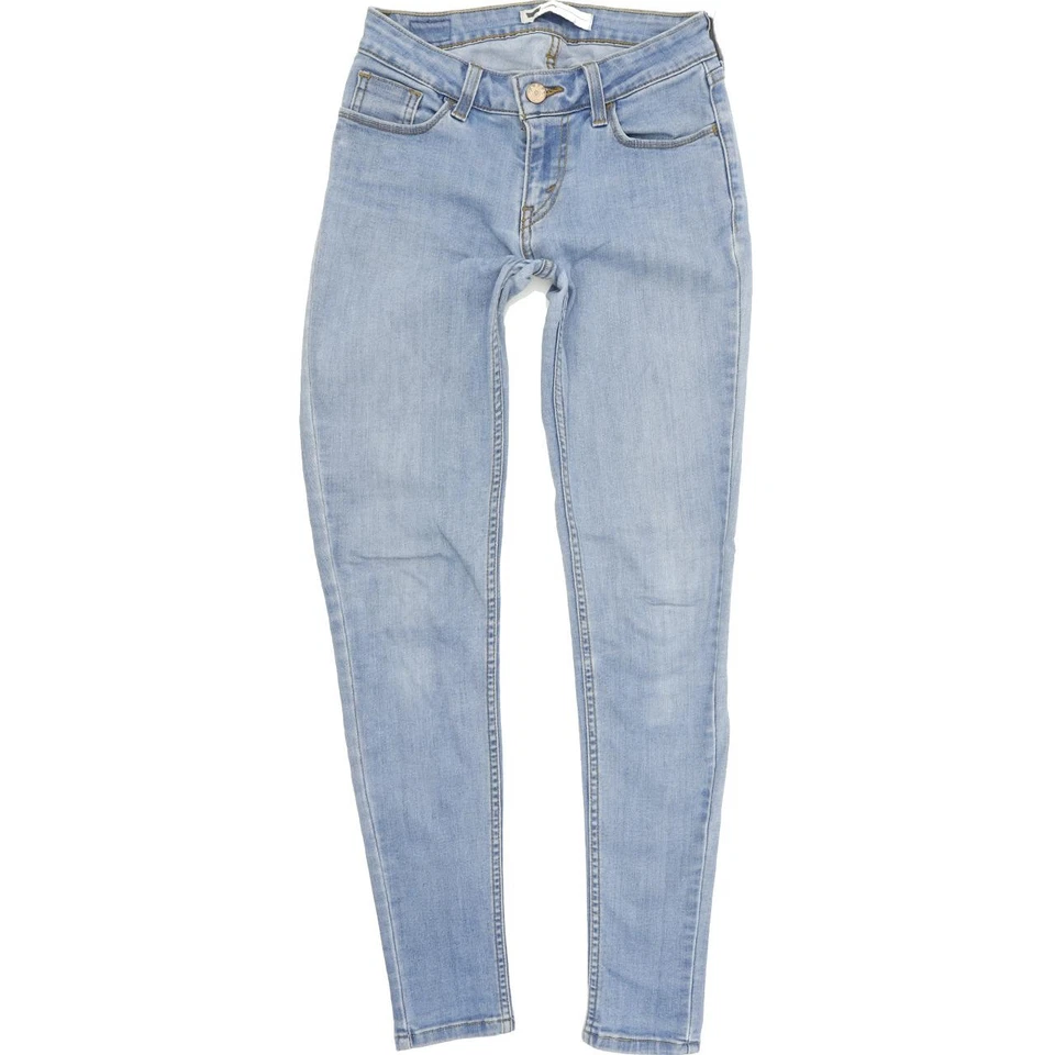 Levi's Femme Bleu Skinny Slim Jegging Stretch Jeans W26 L30 (70199) - Photo 1/4