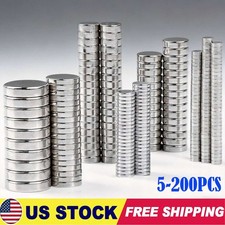 Lot Neodymium Magnets Round Super Strong Rare Earth Industrial DIY Magnet N52