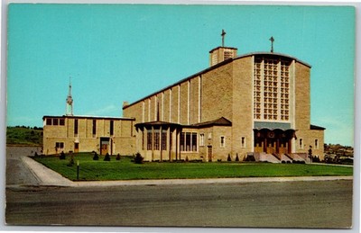 SD, Rapid City, Our Lady of Perpetual Help Catholic Cathedral, Vintage Postcard