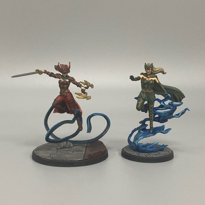 Atomic Mass Games MARVEL Crisis Protocol Bemalte Angela & Verzauberin Miniaturen