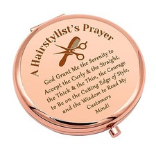 Hair Stylist Gift for Women Hairstylist s Compact Makeup Mirror Inspirational