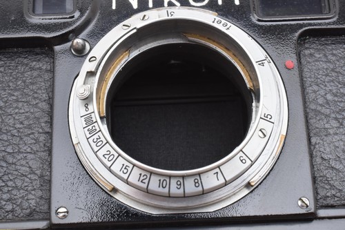 [Near MINT] Nikon S2 Black Repainted 35mm Rangefinder Film Camera From JAPAN - Afbeelding 10 van 24