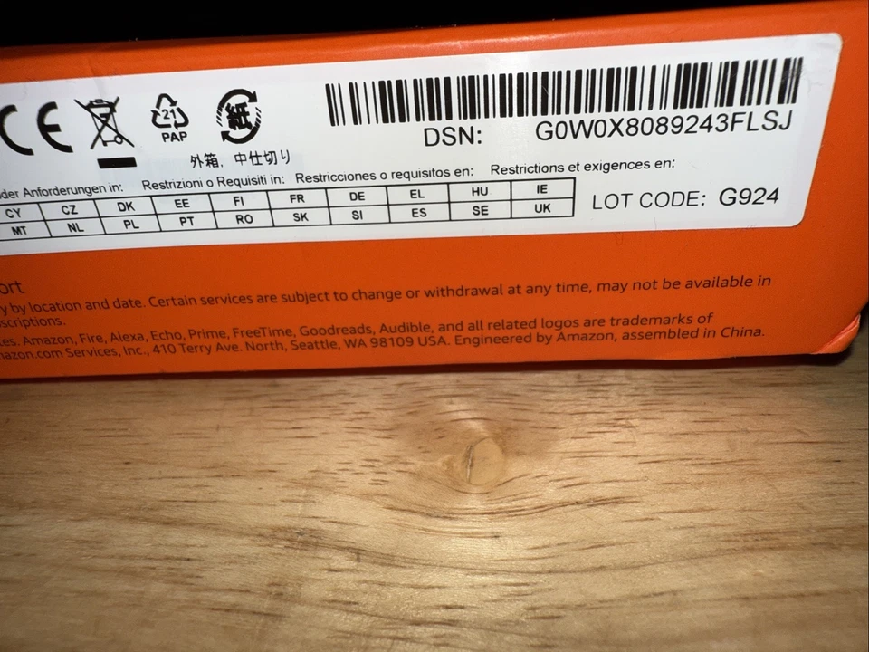  WiFi Only Amazon Kindle Fire 7 16GB Black NEW IN BOX - Image 4 of 4