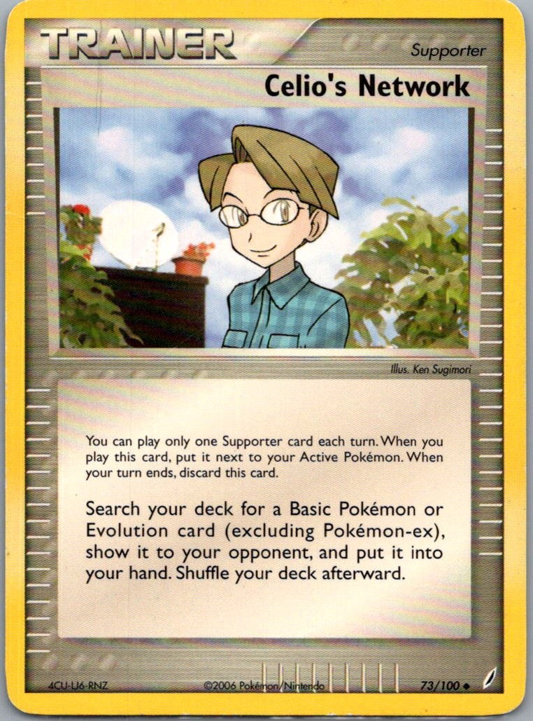 Celio's Network 73/100 Uncommon Crystal Guardians Pokemon Heavily Played