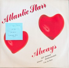 Atlantic Starr Always Vinyl Record 12" VG/VG+ W 8455 1987