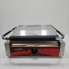Avantco Equipment Single Grooved Panini Grill Press Commercial Grade (For Parts)