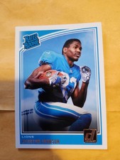2018 Donruss Football Card Kerryon Johnson Rated Rookie #320. rookie card picture