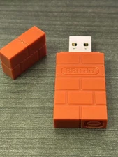 8BitDo Wireless Bluetooth USB Adapter - Mario Red Brick Style