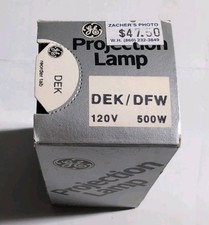 DEK DFW Projector Projection Lamp Bulb GE AVG 25-HR NOS