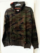Vixxon /Dixxon Flannel Co. Women's Size L Green Camo Hoodie Fleece Pullover