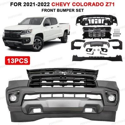 For 2021-2022 Chevrolet Chevy Colorado Front Bumper Kit Assembly OEM# 84992259