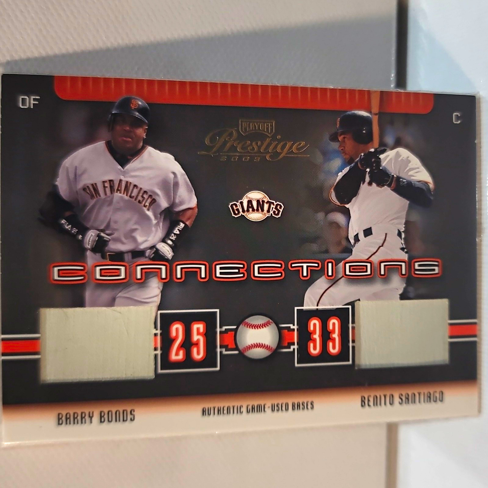 Playoff 2003 Prestige Connections Insert Bonds Santiago #C-53 #155/400