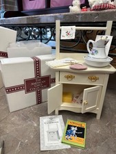 American Girl Samantha s Commode Night Stand Nighttime Necessities VGUC IN BOX