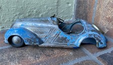 Distler BMW Wanderer Roadster Convertible Wind-Up Blue Vintage - BROKEN - READ