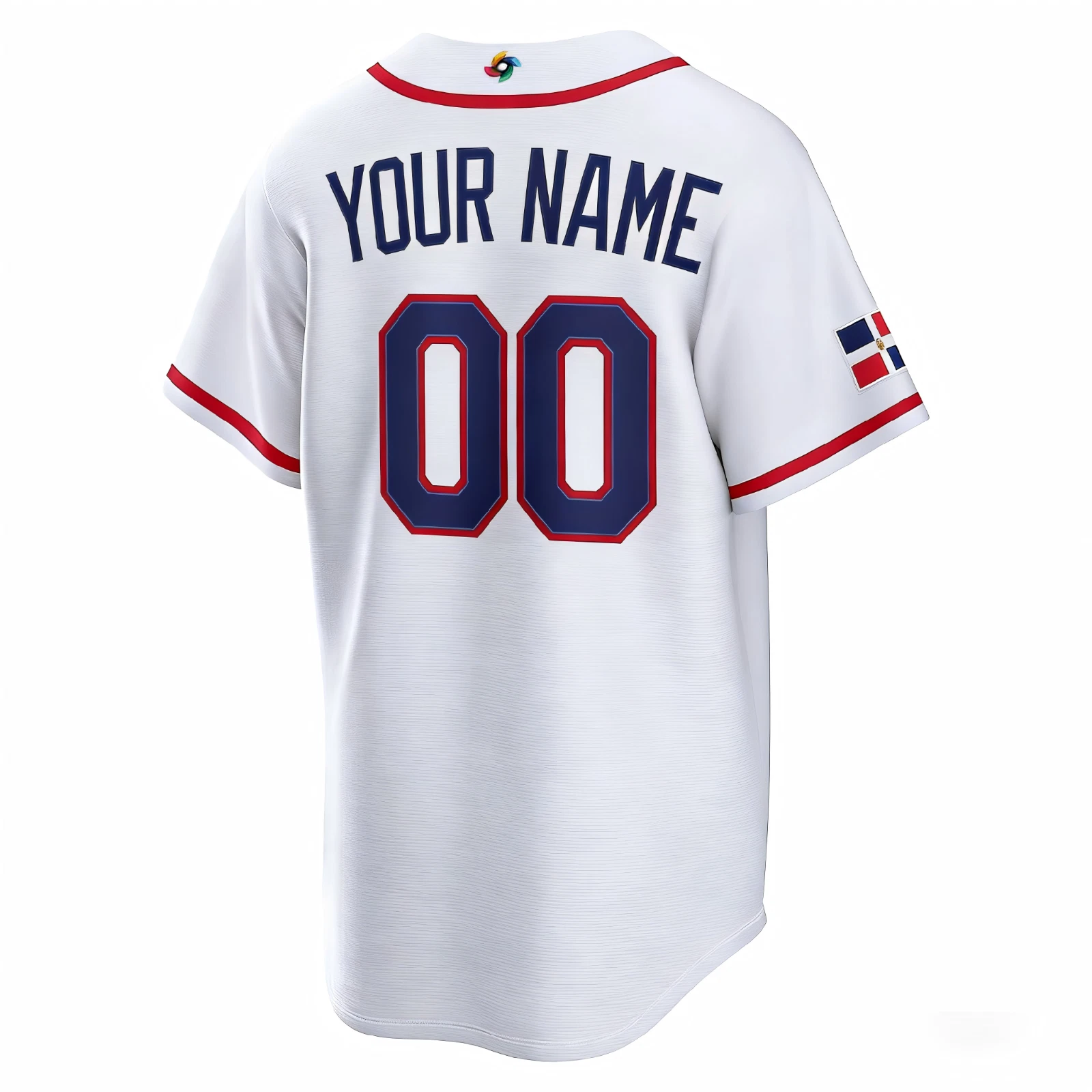 Dominican Republic Baseball White 2026 World Men's Baseball Jersey Customized