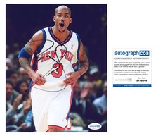Stephon Marbury AUTOGRAPH Signed New York Knicks Autographed 8x10 Photo B ACOA