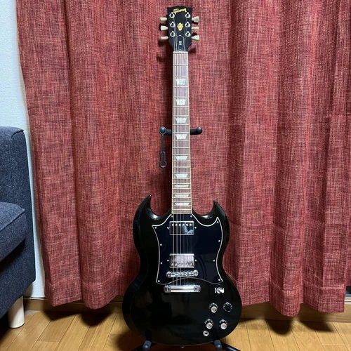 Gibson Ebony Electric Guitar Humbucker Pickups Volume Tone Knobs 2000 Used