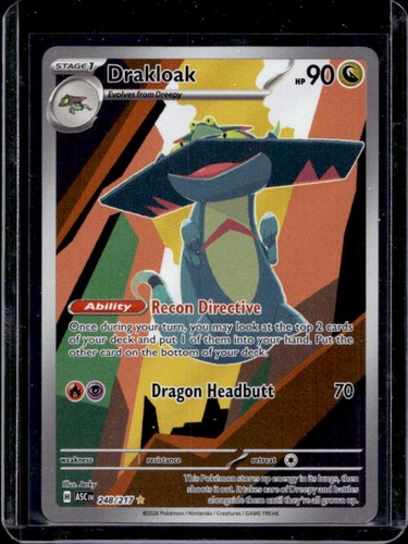 2026 Pokemon Ascended Heroes Drakloak Illustration Rare #248/217