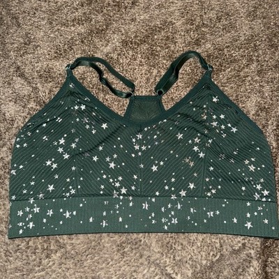 PreOwned Victorias Secret PINK Active Seamless Lightly Line Green Extra Large XL