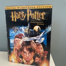 HARRY POTTER AND THE SORCERER'S STONE DVD SET Daniel Radcliffe & Emma Watson WS