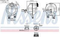 AusgleichsbehäLter KüHlmittel ** First FIT ** Nissens 996306 0,65 Liter FüR Opel