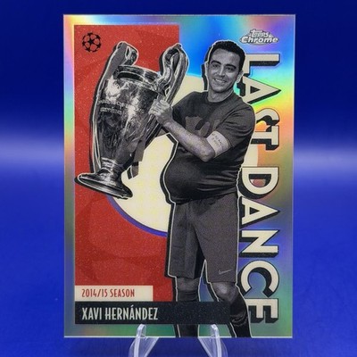 2025-26 Topps Chrome UEFA CC Xavi Hernández Last Dance #LD-2 FC Barcelona