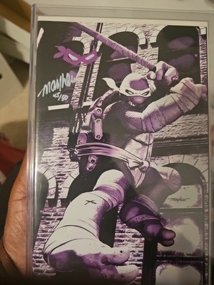 Teenage Mutant Ninja Turtles #4 (2024) Mike Mayhew signed and remarked w/coa