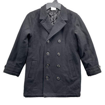 Crazy 8 Wool Blend Pea Coat Kid's Medium 7-8 Insulated Preppy Classic 60s Retro