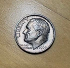 1964 P ROOSEVELT DIME in AU condition - circulated