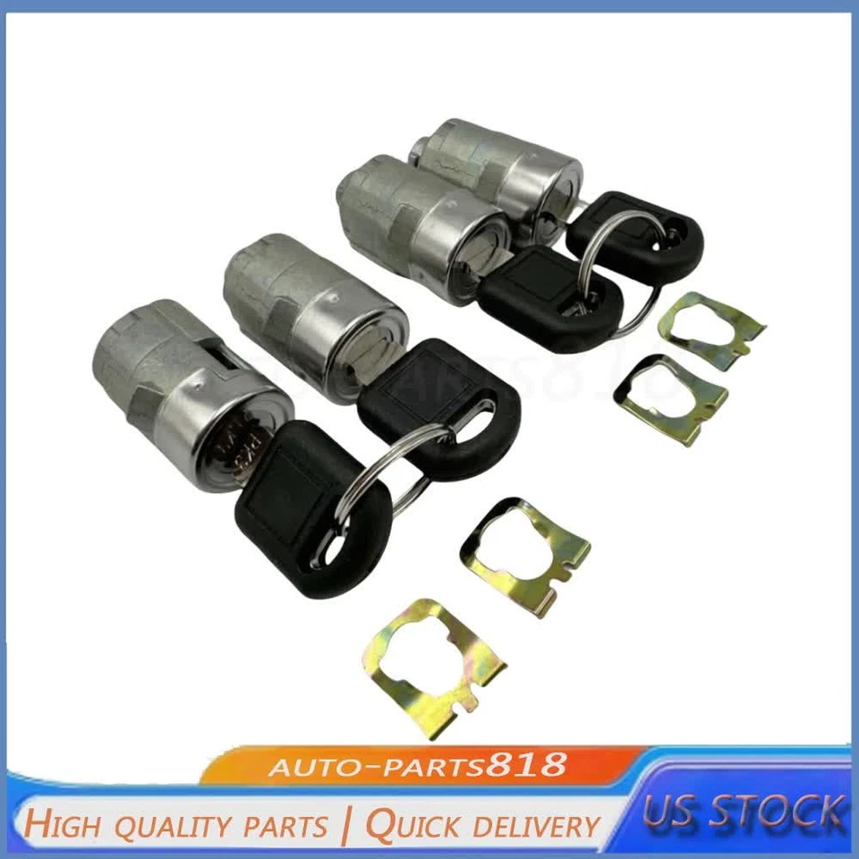 Fits Chevy Express Van 2010-2014 Ignition & 4 Door Lock Cylinders W/2 Keys - Imagem 3 de 4