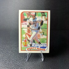 1989 Topps - Monty Fariss #177 (RC) Rangers MLB
