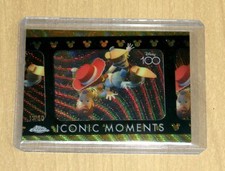 2023 Topps Chrome Disney 100 GOLD WAVE Refractor WOODY JESSIE TOY STORY IM-15/50