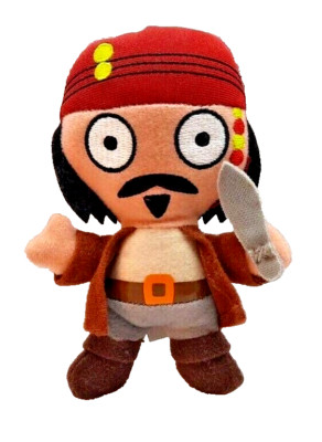 Small Jack Sparrow Doll-Pirates of the Caribbean-2006 McDonalds - Collectible 5''