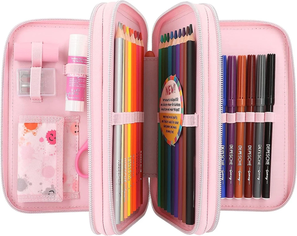 Depesche TOPModel Happy Together - Gefüllte 3-Fach Federtasche mit Model Neu - Bild 4 von 4