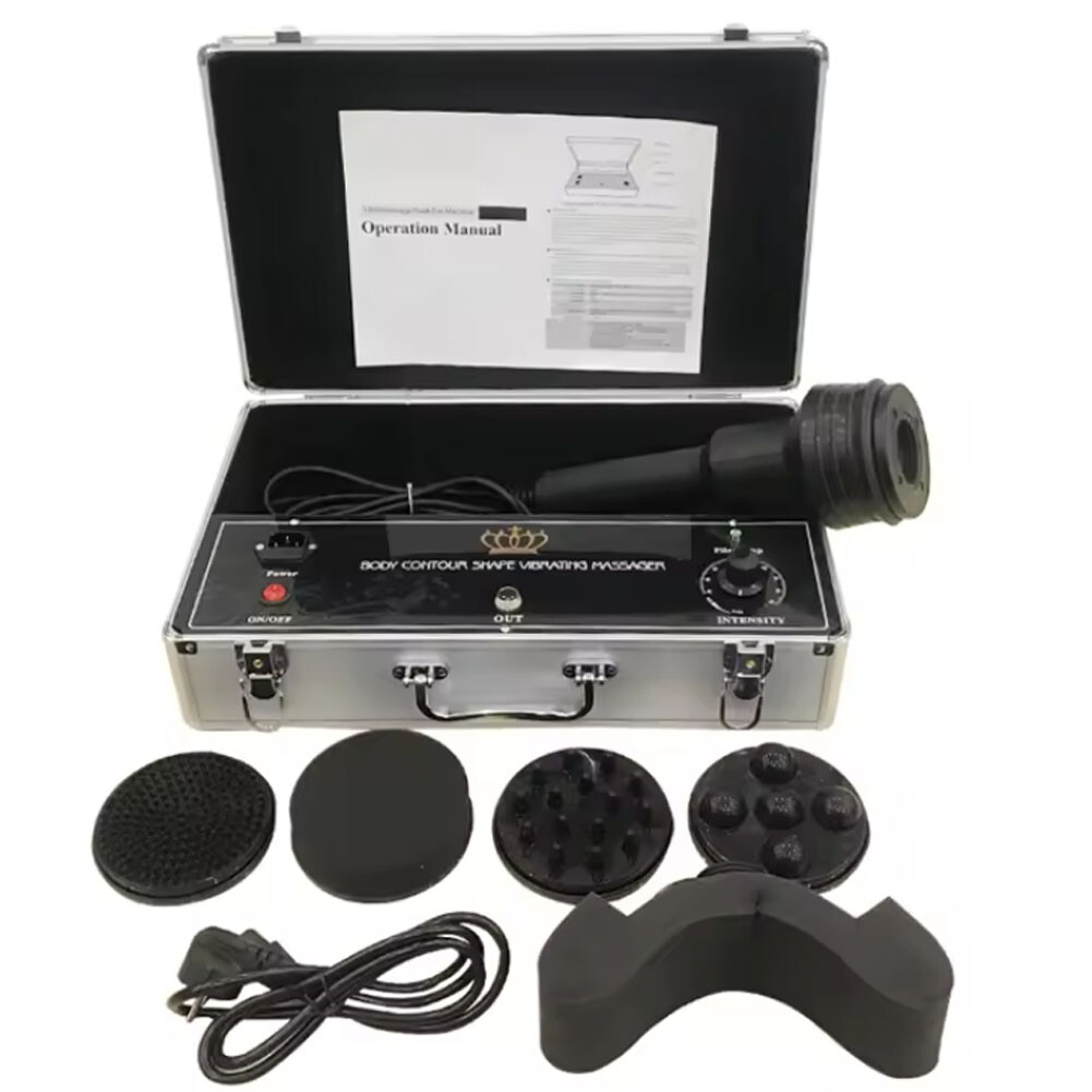 Portable body massager 5 heads vibration massage machine