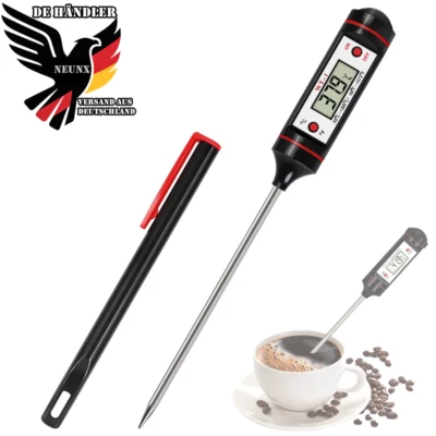 NEUNX Digital LCD Thermometer Bratenthermometer Fleischthermometer Grill BBQ Fleisch
