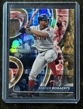 2020 Bowman's Best XANDER BOGAERTS Gold Refractor Base #17/50 Red Sox/Padres #7