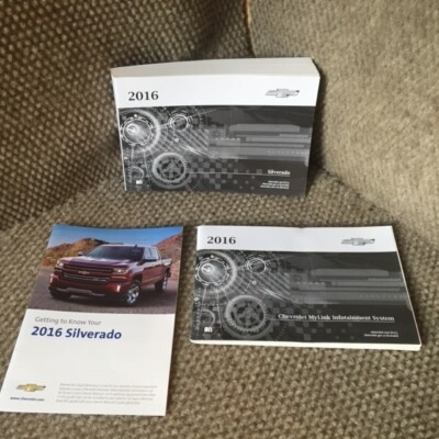 #ad 2016 Chevrolet Silverado 1500 2500 3500 Owners Manual w MyLink System bk more $28.99