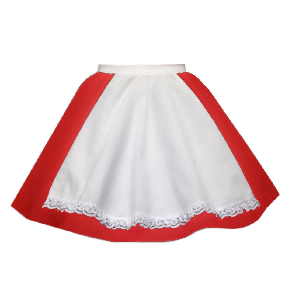 Girl's Red Riding Hood Gingham and Net Dance SKIRT Fancy Dress DANCE UK - Image 3 of 4