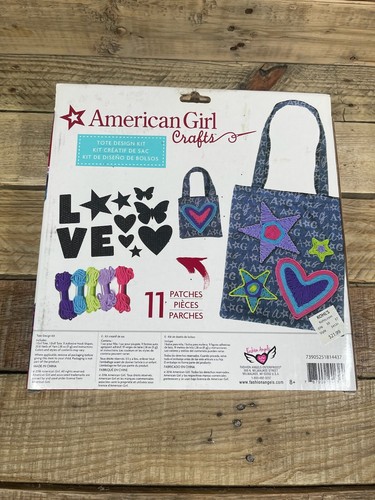 Kit de diseño de bolso artesanal American Girl niña + muñeca sin coser parche accesorio a juego - Imagen 2 de 6