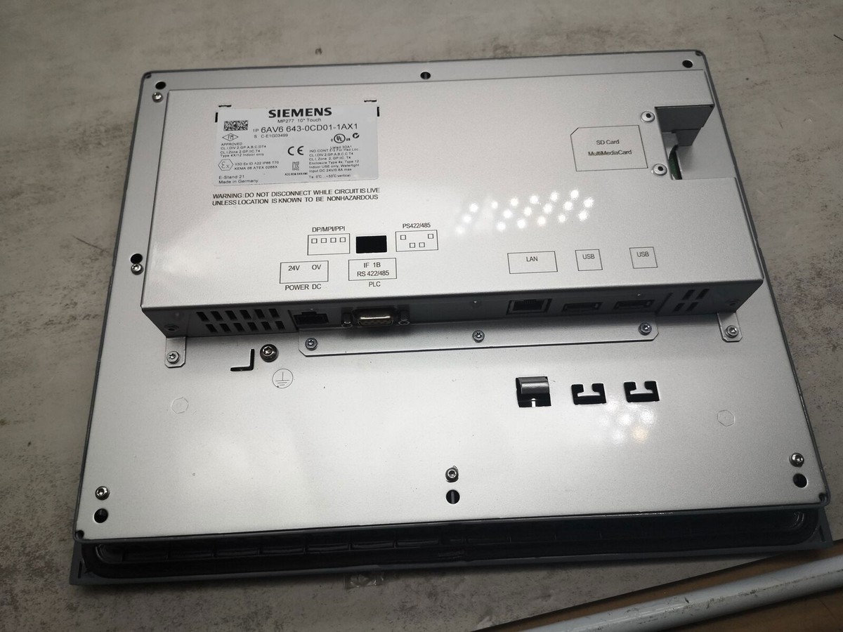 専用ページ(#643) Siemens 6AV6643-0CD01-1AX1 Operator Interface Panel for sale