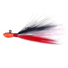 Lot 5pcs Bucktail Jig Heads Fishing Lure Saltwater ~8 Sizes~ 6 Colors~ FREE Ship