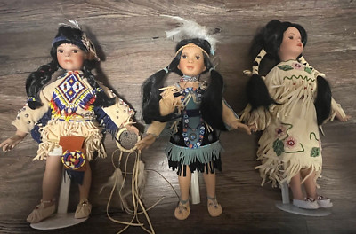 Vintage Indianer Indianer Puppen Paradise Galleries Patricia Rose Menge 3