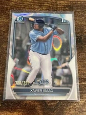 2023 Bowman Xavier Isaac 1st Lava Refractor /399 Rays