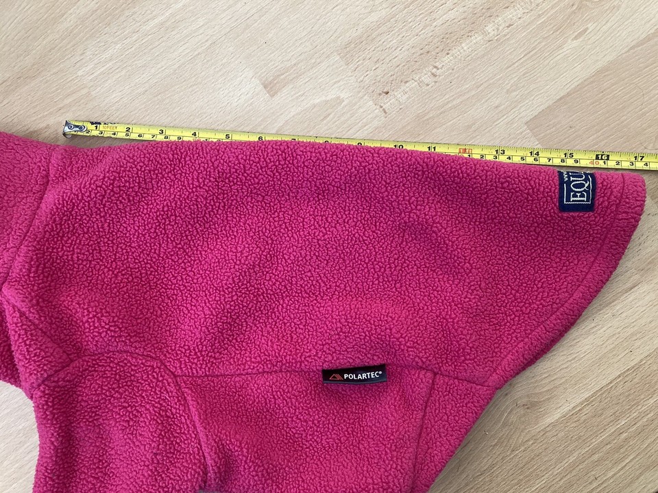 Genuine EQUAFLEECE JUMPER size 22 Fuchsia Pink Fleece Dog Waterproof